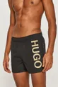 Hugo - Plavkové šortky čierna