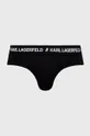 Karl Lagerfeld Slipy (3-pack) 211M2103 czarny