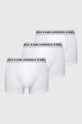 Boxerky Karl Lagerfeld 3-pack pletenina bílá 211M2102