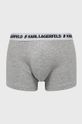 Bokserice Karl Lagerfeld 3-pack 211M2102 siva AA00
