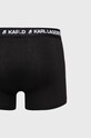 Boxerky Karl Lagerfeld 3-pak 211M2102 čierna