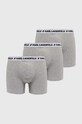 Karl Lagerfeld Bokserki (3-pack) 211M2104 dzianina szary 211M2104