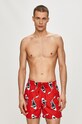 Hugo - Plavkové šortky červená 50446359