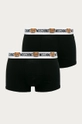 czarny Moschino Underwear - Bokserki (2-pack) Męski