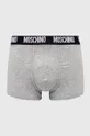 szary Moschino Underwear Bokserki Męski