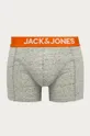 Jack & Jones - Боксеры (3-pack)  87% Хлопок, 5% Эластан, 8% Полиэстер