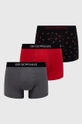 červená Boxerky Emporio Armani (3-pack) Pánsky