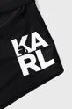 czarny Karl Lagerfeld Kąpielówki KL21MTR01