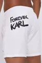 Plavkové šortky Karl Lagerfeld biela