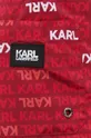 czerwony Karl Lagerfeld Szorty kąpielowe KL21MBM06