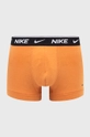 Boxerky Nike 3-pak oranžová