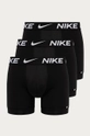 czarny Nike - Bokserki (3-pack) Męski