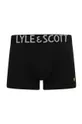 Lyle & Scott - Bokserki DANIEL (3-PACK) czarny