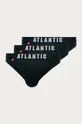 granatowy Atlantic Slipy (3-pack) Męski