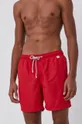 crvena Kratke hlače za kupanje MC2 Saint Barth Muški
