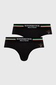 Слипы Aeronautica Militare (2-pack) трикотаж чёрный AM1USL001