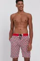 Karl Lagerfeld Szorty kąpielowe KL18BL03 czerwony