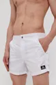 biały Karl Lagerfeld Szorty kąpielowe KL18BS01 Męski