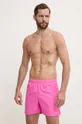 ružová Plavkové šortky Nike Pánsky