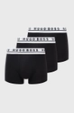 fekete Boss boxeralsó (3-pack) Férfi