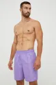 Nike Plavkové šortky fialová