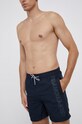 Plavkové šortky Superdry potisk námořnická modř M3010010A.49P