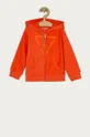 oranžová Guess - Detská bavlnená mikina 92-122 cm Chlapčenský