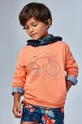 Mayoral - Детская хлопковая кофта оранжевый