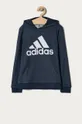 modrá Detská mikina adidas GN4038 Chlapčenský