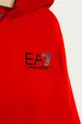EA7 Emporio Armani - Detská bavlnená mikina 104-164 cm červená