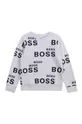 biały Boss - Bluza dziecięca J25L50.114.150 Chłopięcy