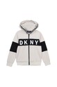 Dkny bluza dziecięca D25D37 z kapturem biały D25D37
