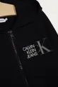 Detská bavlnená mikina Calvin Klein Jeans čierna