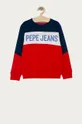 czerwony Pepe Jeans - Bluza bawełniana David 128-180 cm Chłopięcy