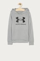Under Armour bluza dziecięca 1357585 z kapturem szary 1357585