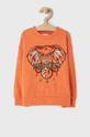 oranžová KENZO KIDS - Detská bavlnená mikina 104-116 cm Chlapčenský