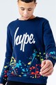 Hype gyerek felső NAVY SPLAT sötétkék YWF.375
