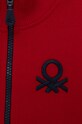 Detská bavlnená mikina United Colors of Benetton 3J68C5196.82.100 červená AA00