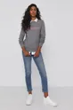 Calvin Klein - Bluza bawełniana szary