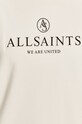 AllSaints - Bavlnená mikina WG567T biela