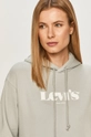 gray Levi's cotton sweatshirt