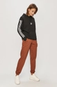 adidas Originals - Bavlnená mikina GN2931 čierna