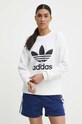 adidas Originals - Βαμβακερή μπλούζα λευκό GN2961