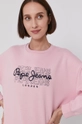 różowy Pepe Jeans Bluza BERE