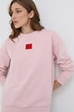 HUGO bluza bawełniana 50455971 różowy 50455971