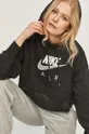 čierna Nike Sportswear - Mikina Dámsky