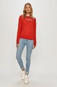 Tommy Jeans - Mikina DW0DW09918.4891 červená SS21