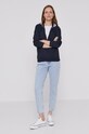 Mikina Tommy Hilfiger UW0UW02534.4891 námořnická modř SS21
