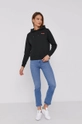 Wrangler Bluza bawełniana czarny