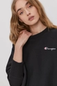 black Champion cotton sweatshirt